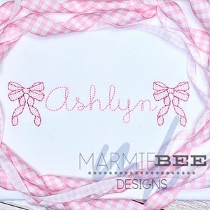 Bow Mini Quick Stitch Embroidery