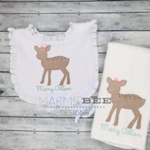 Little Girl Deer Quick Stitch