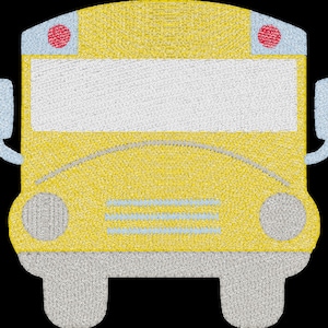 School Bus Sketchy Quick Stitch