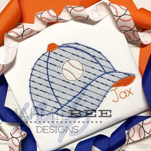 Baseball Cap Simple Applique