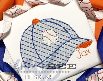 Baseball Cap Simple Applique