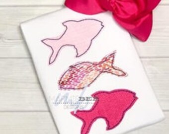 Fabulous Fish Stack Applique