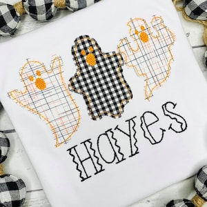 Ghost Boy Trio Simple Applique