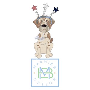 Patriotic Pointer Applique