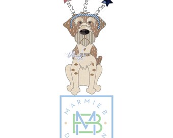 Patriotic Pointer Applique