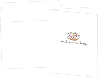 Donut Greeting Card