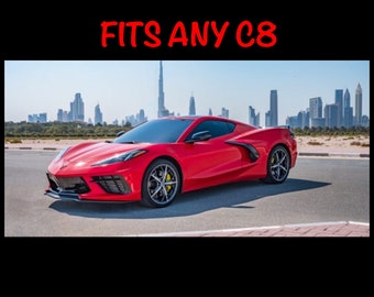 C8 Frunk Saver: ABS Plastic Button Cover (2020-2025)