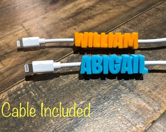 Personalized usb apple lighting cable cord custom made