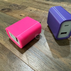USB & USB-C wall charger adapter charging block, cube, fast charger for cell phones, tablets, iphone, and ipad gift school mother’s Day