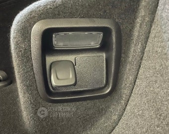 Frunk saver for C8. Keeps front trunk from accidentally opening while driving. Covers button