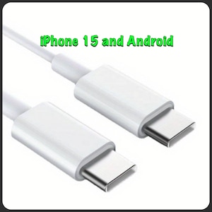 Personalized usb apple lightning or iPhone 15 usb-c cable cord custom made iPad trendy birthday gift kids lost trending android Iphone 15 usb-c