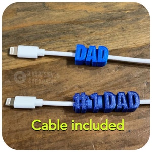 Personalized usb apple lightning or iPhone 15 usb-c cable cord custom made iPad trendy birthday gift kids lost trending android image 5