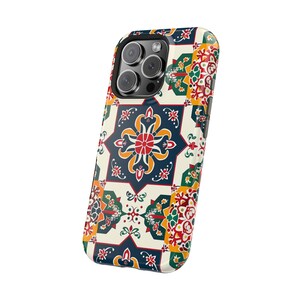 Moroccan Tile Pattern Phone Case | Floral Geometric iPhone Case