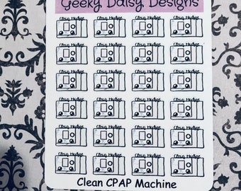 Clean CPAP Machine Planner Stickers