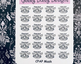 Functional Standard Size CPAP Planner Stickers - Etsy
