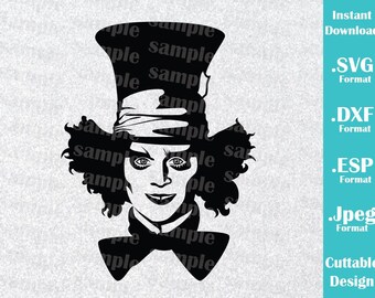 Download Mad hatter svg | Etsy