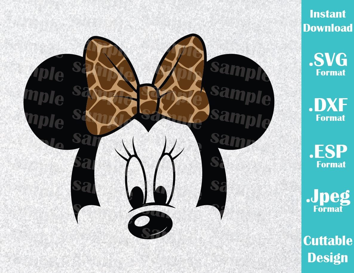Download INSTANT DOWNLOAD SVG Disney Animal Kingdom Inspired Minnie | Etsy