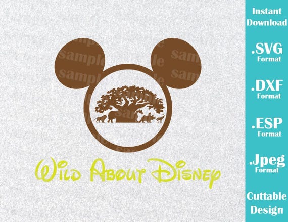 Download INSTANT DOWNLOAD SVG Disney Animal Kingdom Inspired Mickey ...