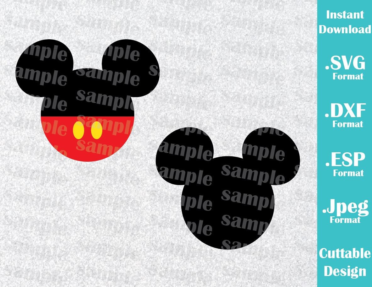 Download INSTANT DOWNLOAD SVG Disney Inspired Mickey Mouse Ears for ...
