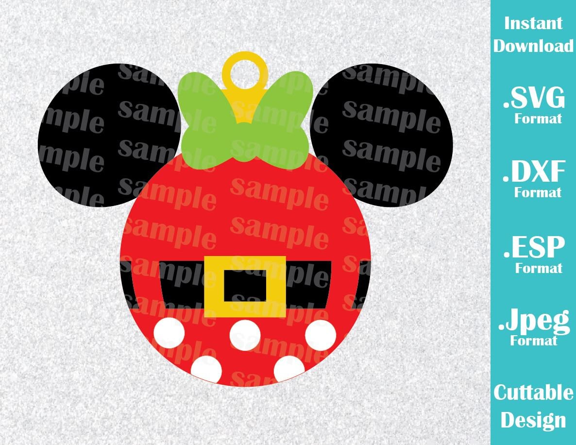 Free Free 192 Disney Christmas Ornament Svg SVG PNG EPS DXF File