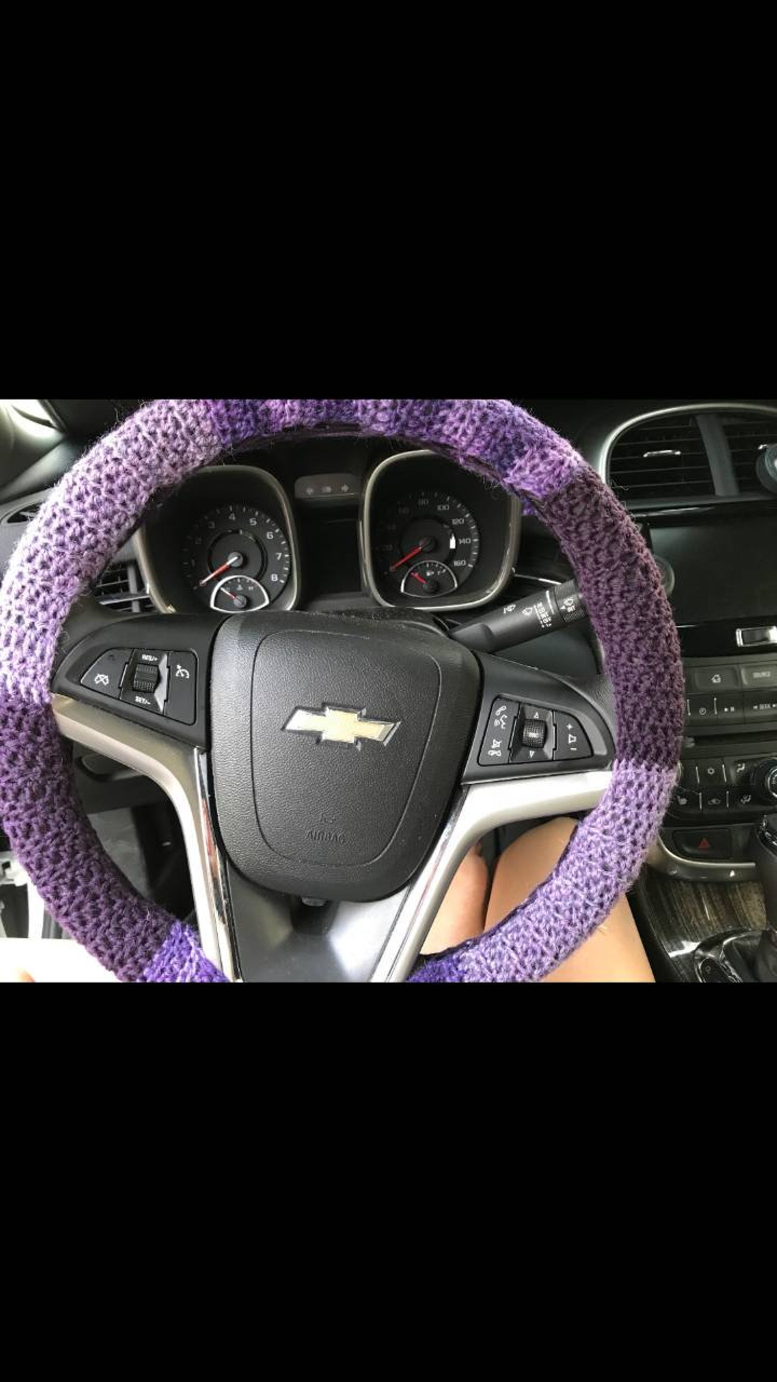 Hand Knit Steering Wheel Cover Etsy