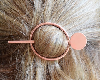 Copper hair slide