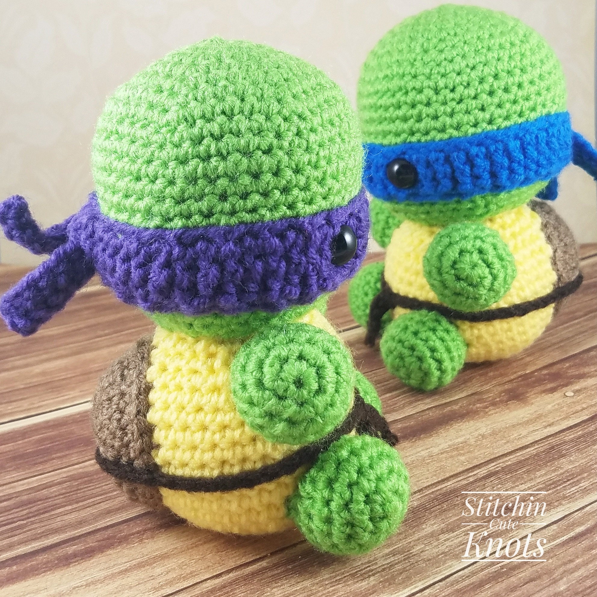 Teenage Mutant Ninja Turtles Amigurumi Pattern TMNT Crochet | Etsy