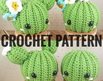 Amigurumi Cactus Pattern- Crochet Cactus Pattern- Cactus Doll Pattern