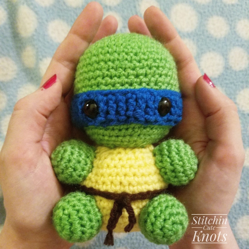 Teenage Mutant Ninja Turtles Amigurumi Pattern TMNT Crochet | Etsy