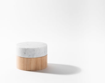 FOGO pot - XL - Bianco Carrera marble