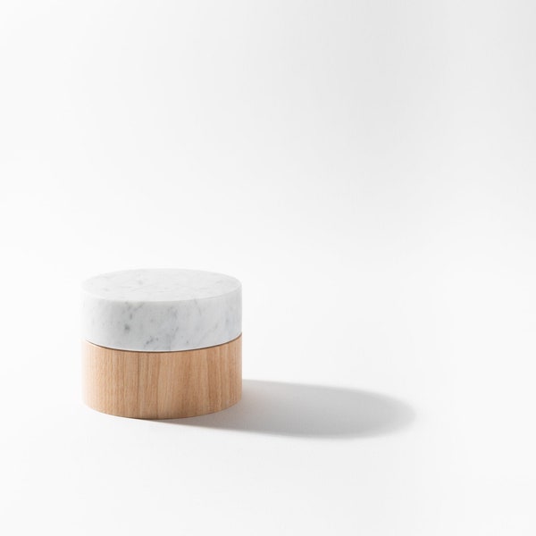 FOGO pot - XL - Bianco Carrera marble