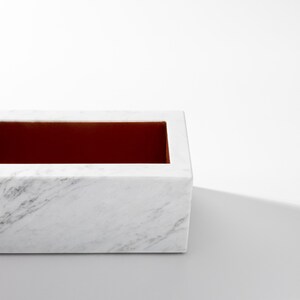 Trinket Tray Bianco Carrera Marble image 4