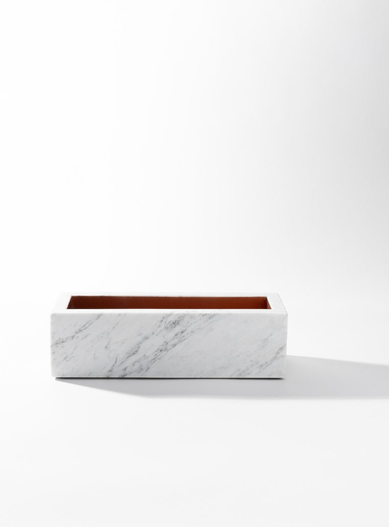 Trinket Tray Bianco Carrera Marble image 2