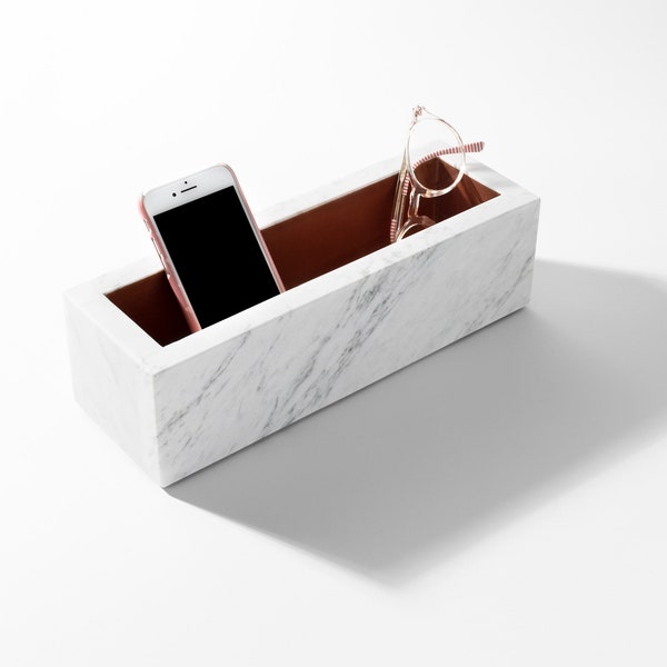 Trinket Tray - Bianco Carrera Marble