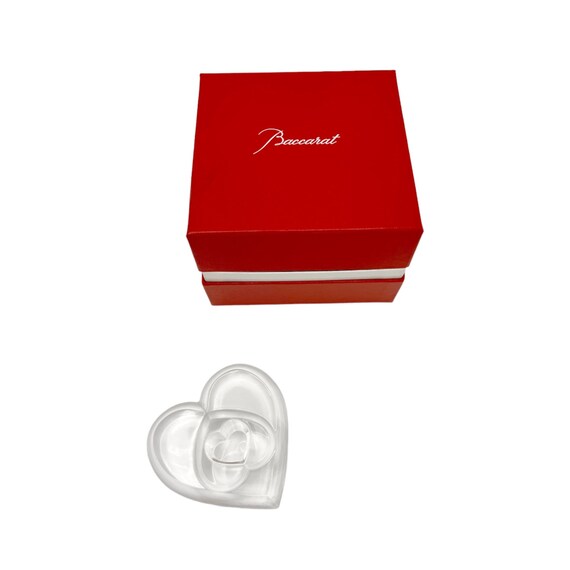 Baccarat Heart of Love Clear Paperweight 2106263 Aka Beloved