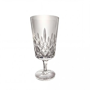 Gorham Tea Glass, Vintage King Edward Pattern | Clear Crystal Stemware | 7 1/8 In Footed Cup
