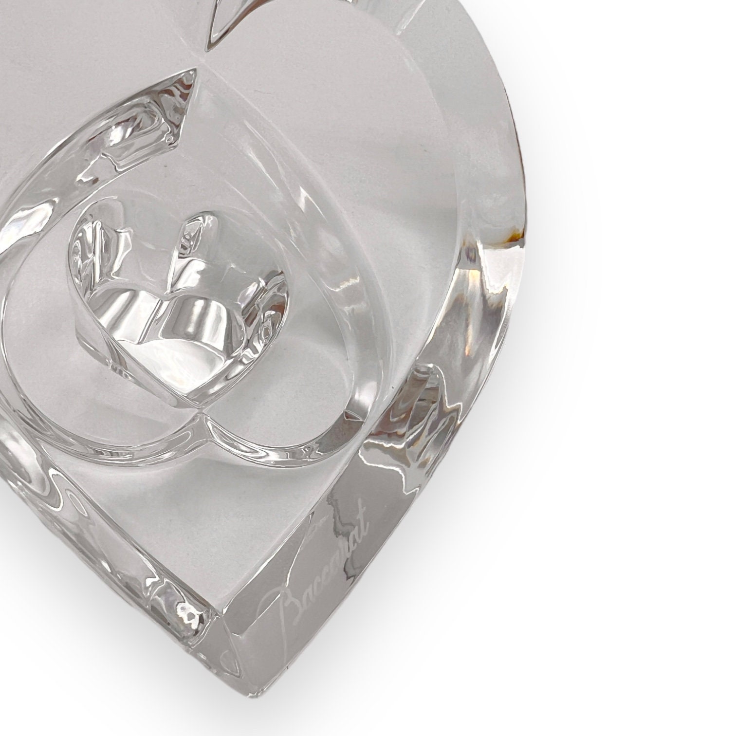 Baccarat Heart of Love Clear Paperweight 2106263 Aka Beloved Baccarat Heart of Love Clear Paperweight 2106263 Aka Beloved