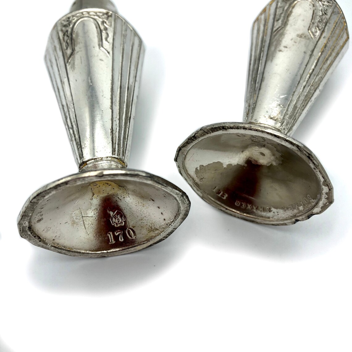 Deco Salt & Pepper Shakers. Vintage Quaker Shaker Set Etsy