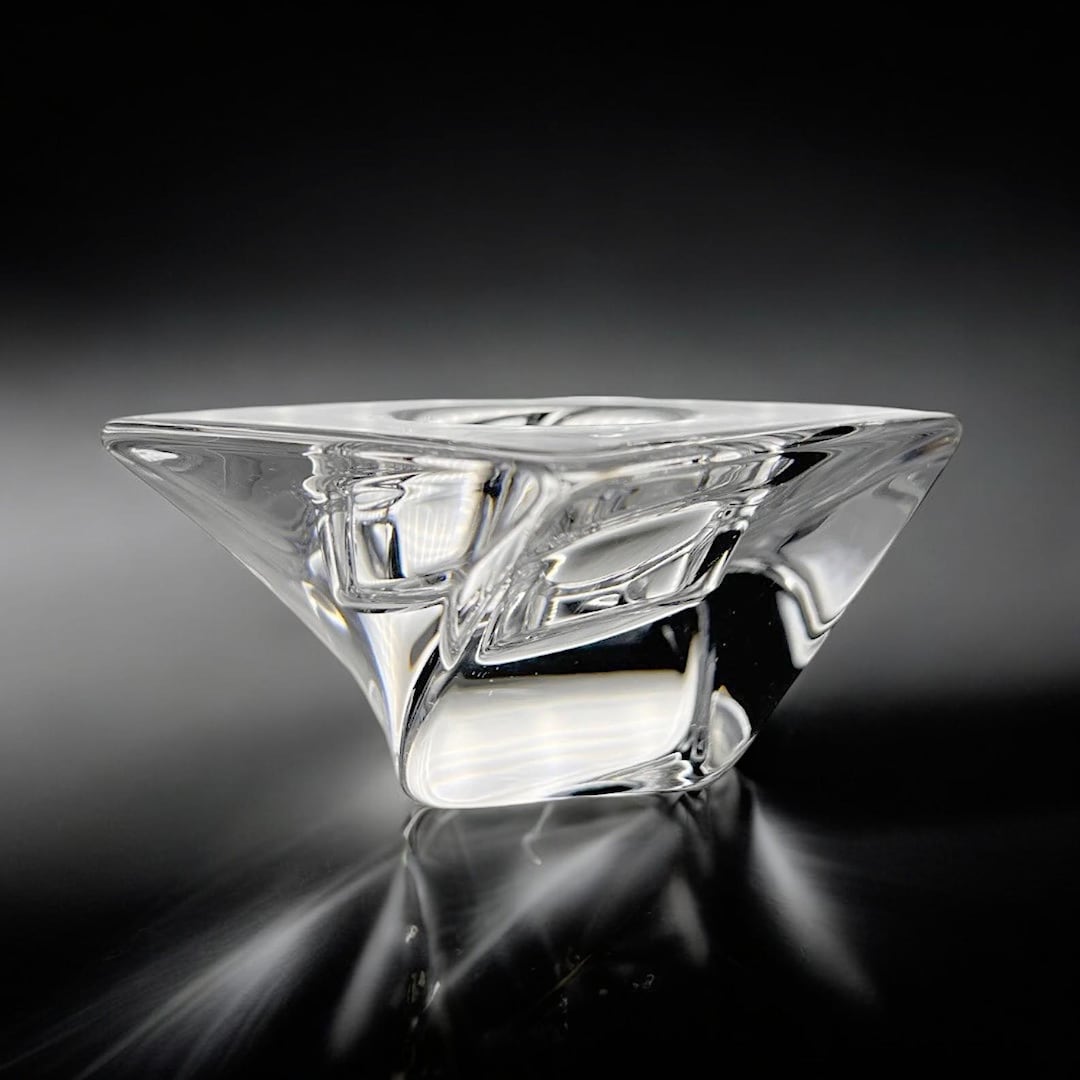 Image result for Orrefors Crystal Clear Tornado Tea Light Candle Holder - Elegant ...