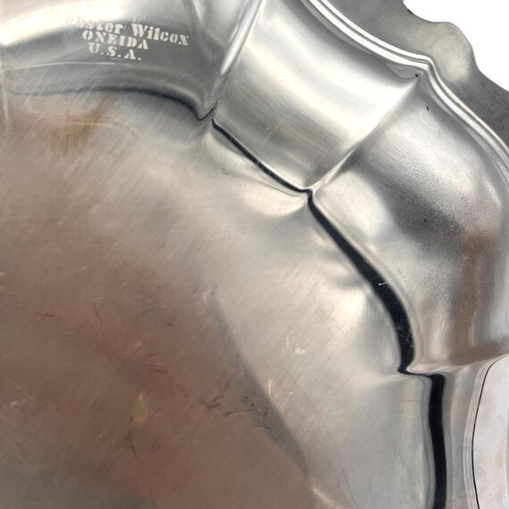 Vintage Webster Wilcox ONEIDA USA Silver Plate Hexagonal Ornate