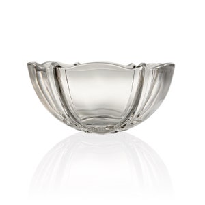 5" MIKASA Micerna Pattern Floraform Crystal Candy Bowl, or Jewelry & Keys Catchall. Tabletop decor or Desk Accessory. No scratches or chips.