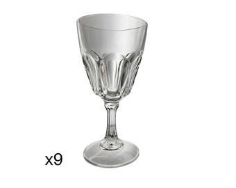 Copas de vino Arcoroc Petale, Cristal D'Arques-Durand. Juego de 9