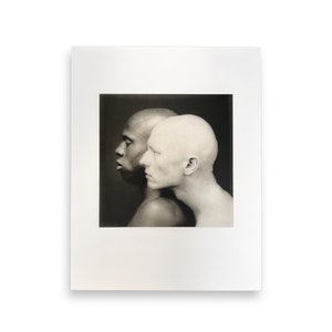 MAPPLETHORPE, Photographer ROBERT | Print Title: Ken Moody & Robert Sherman 1983 on Sheet-fed Gravure | Mounted on a 10x10 board