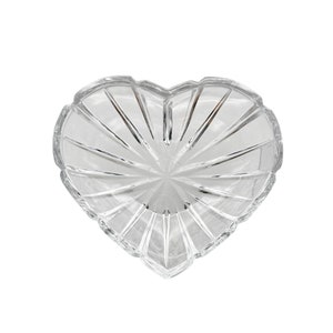 6 &quot;MIKASA herzförmige Kristallschale, Trinket Dish, Candy Bowl oder Catchall Decor