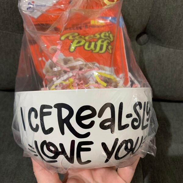 Custom Cereal Bowl Etsy