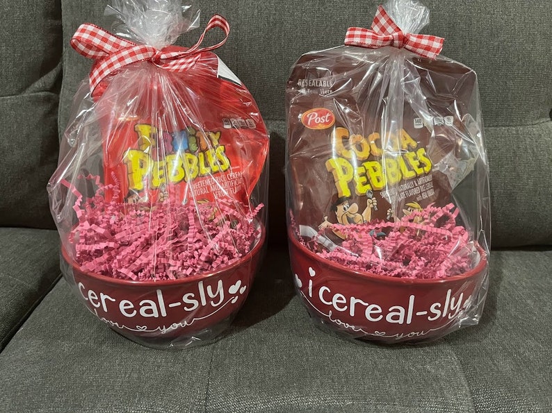 I Cerealsly Love You , Cereal Bowls , Valentines Day Gift , I Cereal