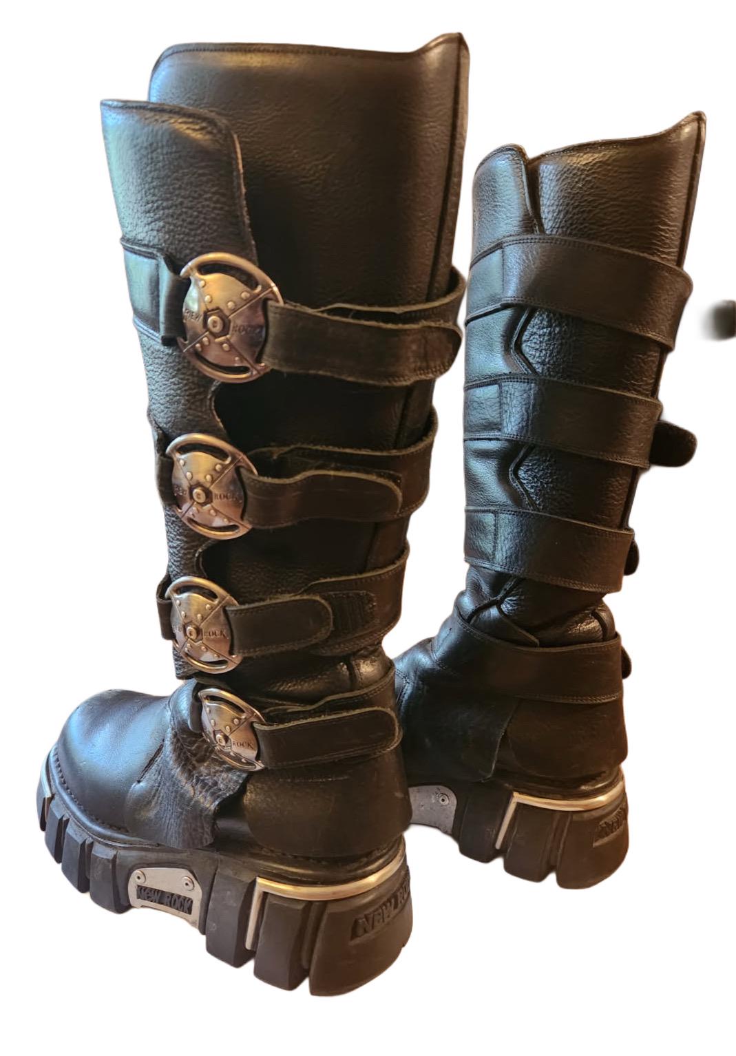 New Rock Boots Vintage - Etsy