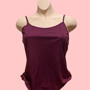 80’s Covington Woman’s Cami Burgundy Small
