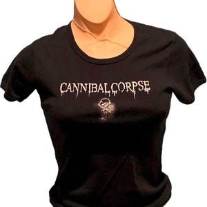 Concert Tee - Cannibal Corpse 2000’s Tour Sz Ladies Medium.