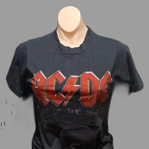 Concert Tee - ACDC Flick Of The Switch 1983 Tour